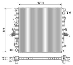 VALEO 701268 — Radiator răcire motor