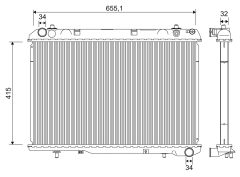 VALEO 701275 — Радиатор охлаждения