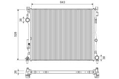 VALEO 701307 — Радиатор охлаждения