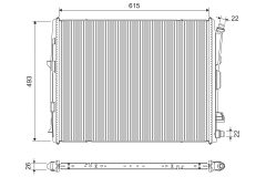 VALEO 701308 — Radiator răcire motor