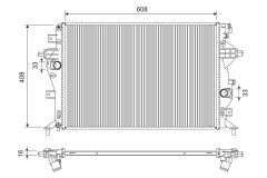 VALEO 701321 — Radiator răcire motor
