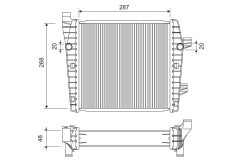 VALEO 701322 — Radiator răcire motor