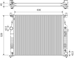 VALEO 701382 — Radiator răcire motor