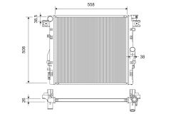 VALEO 701417 — Radiator răcire motor