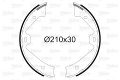 VALEO 564137 — Set saboți frână de parcare
