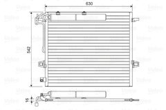 VALEO 814025 — Радиатор кондиционера
