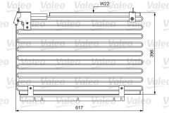 VALEO 814034 — Radiator aer condiționat