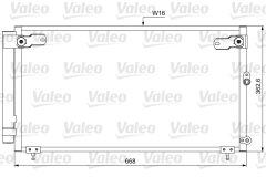 VALEO 814047 — Радиатор кондиционера