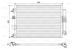 VALEO 814161 — Radiator aer condiționat