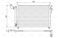 VALEO 814356 — Radiator aer condiționat