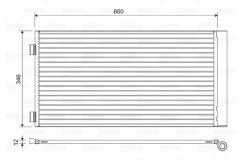 VALEO 814408 — Радиатор кондиционера