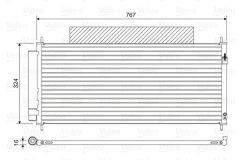 VALEO 814411 — Radiator aer condiționat