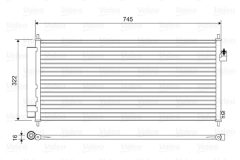 VALEO 814413 — Radiator aer condiționat