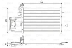 VALEO 814430 — Радиатор кондиционера