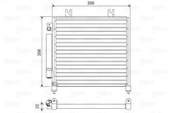 VALEO 814437 — Радиатор кондиционера