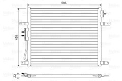 VALEO 814443 — Radiator aer condiționat