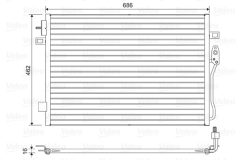 VALEO 814453 — Radiator aer condiționat
