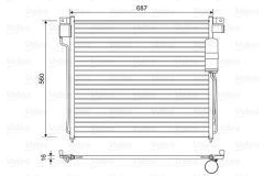 VALEO 814483 — Radiator aer condiționat