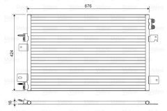 VALEO 814492 — Radiator aer condiționat