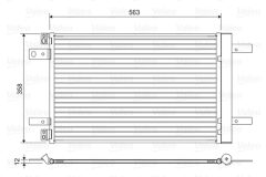 VALEO 822550 — Radiator aer condiționat