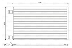 VALEO 822553 — Радиатор кондиционера