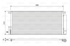 VALEO 822576 — Радиатор кондиционера