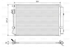 VALEO 822581 — Radiator aer condiționat