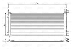VALEO 822619 — Радиатор кондиционера
