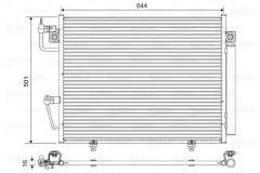 VALEO 822620 — Radiator aer condiționat