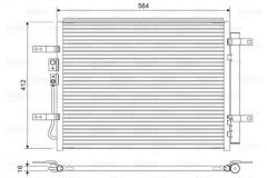 VALEO 822628 — Radiator aer condiționat