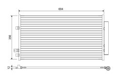 VALEO 822638 — Radiator aer condiționat