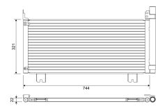 VALEO 822651 — Radiator aer condiționat