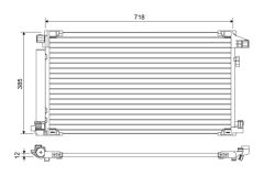 VALEO 822658 — Radiator aer condiționat