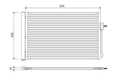 VALEO 822662 — Radiator aer condiționat