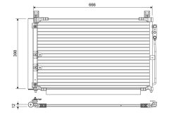VALEO 822670 — Radiator aer condiționat