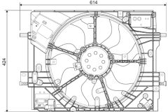VALEO 696458 — Ventilator radiator motor