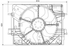 VALEO 696459 — Ventilator radiator motor