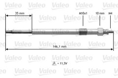 VALEO 345139 — Bujie incandescentă
