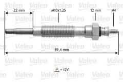 VALEO 345149 — Свеча накала