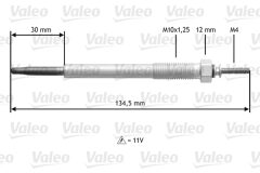 VALEO 345185 — Bujie incandescentă
