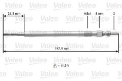 VALEO 345204 — Свеча накала
