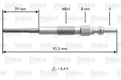 VALEO 345206 — Bujie incandescentă