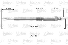 VALEO 345217 — Свеча накала