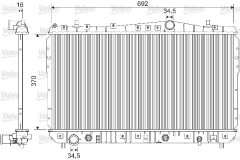 VALEO 733128 — Радиатор охлаждения