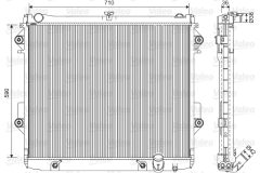 VALEO 701552 — Радиатор охлаждения