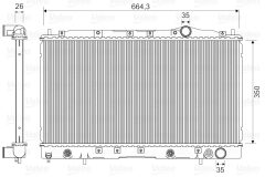 VALEO 731638 — Радиатор охлаждения