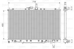 VALEO 734131 — Radiator răcire motor