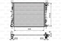 VALEO 735634 — Radiator răcire motor