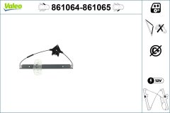 VALEO 861064 — Macara geam