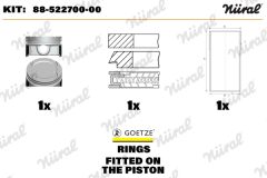 NÜRAL 88-522700-00 — Set reparație piston - cămașă cilindru